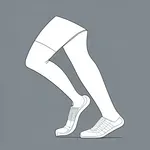 high white socks image